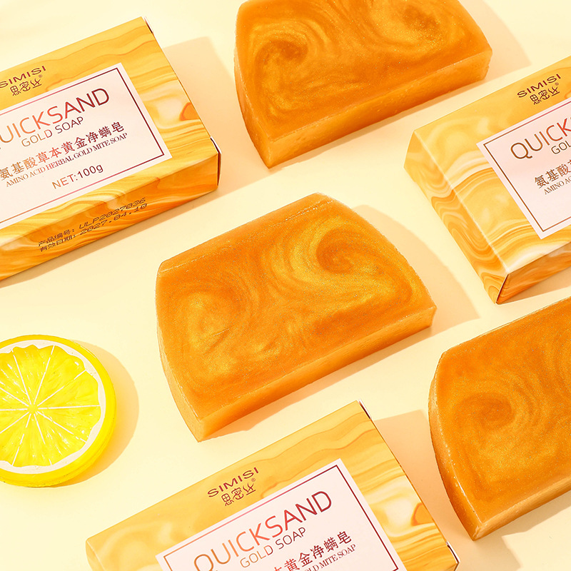 Castor Oil Soap - 100g Handmade Golden Essential Oil Soap