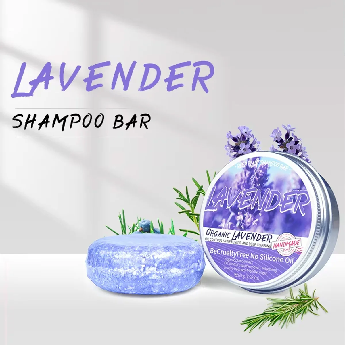 Castor Oil Soap - Lavender shampoo is refreshing, oil controlling,