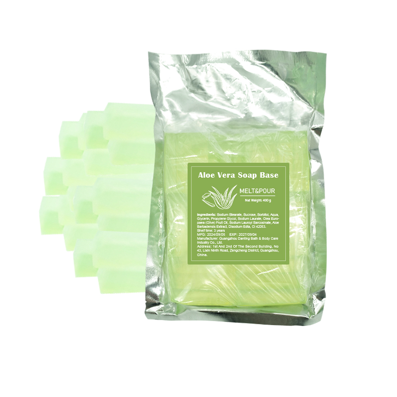 Soap Making Glycerin Base - 0.8 oz and 1.6 oz Aloe