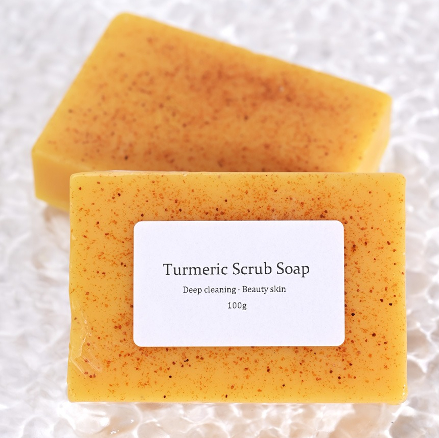 Natural Turmeric Kojic Scrub S - огляд і ціна Castor Oil Soap