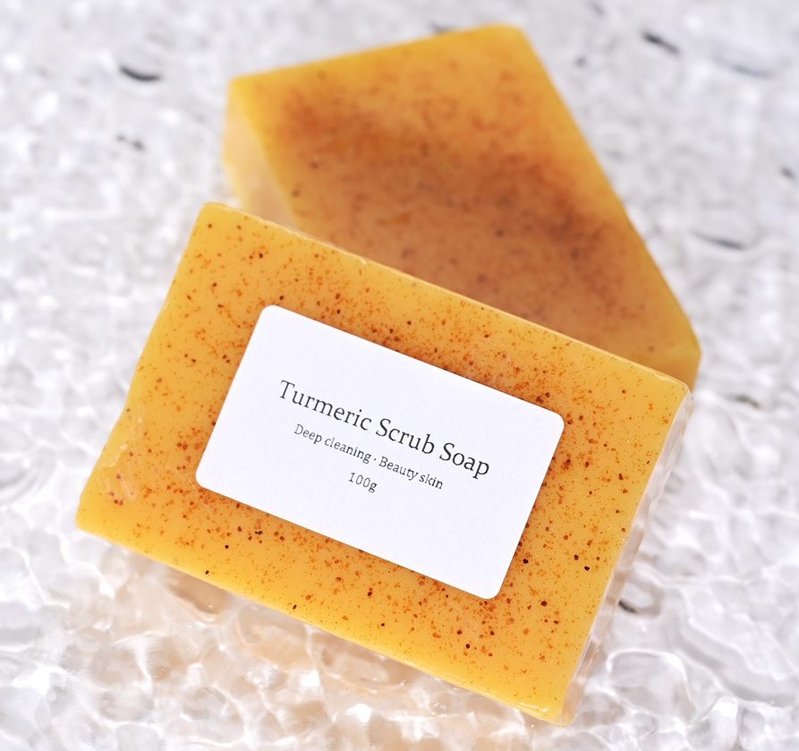 Natural Turmeric Kojic Scrub S - огляд і ціна Castor Oil Soap
