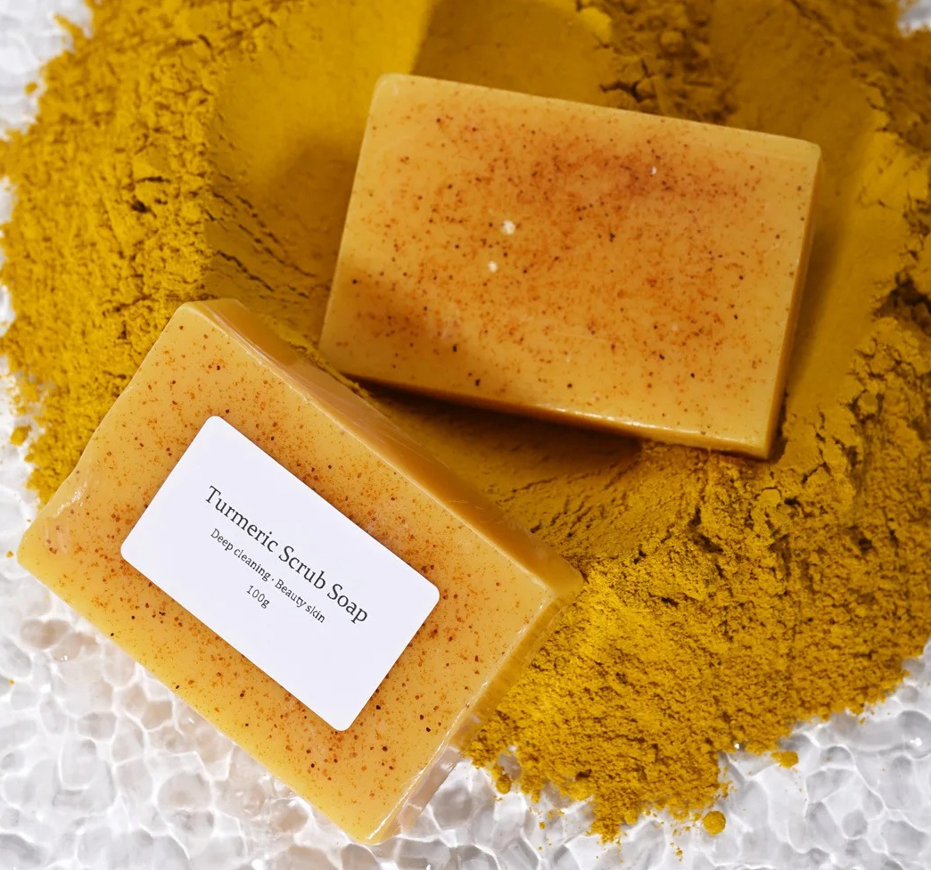 Natural Turmeric Kojic Scrub S - огляд і ціна Castor Oil Soap
