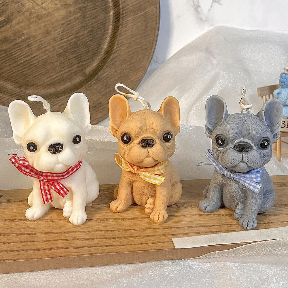 3D Dog Silicone Candle Molds S - огляд і ціна Soap Making Additives