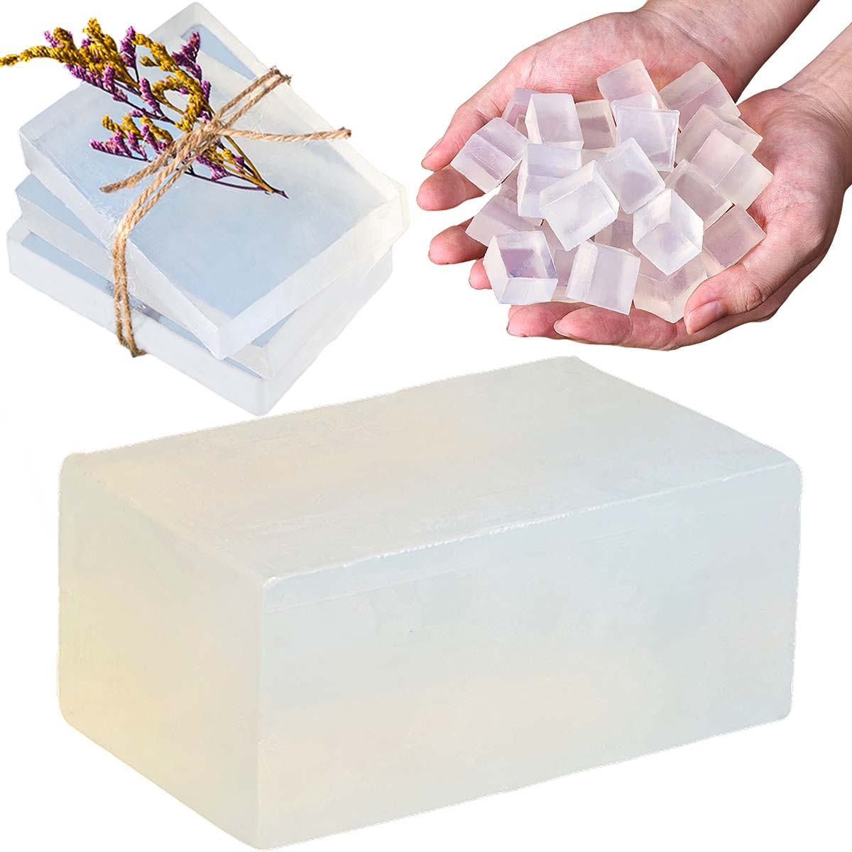 Transparent White Glycerin Soa - огляд і ціна Soap Making Glycerin Base