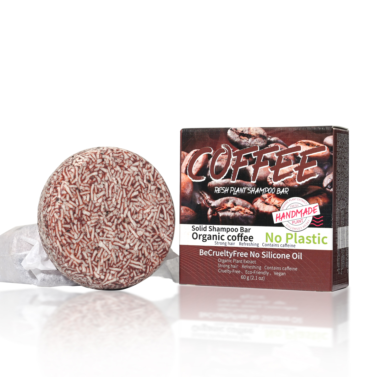 Coffee flavored shampoo, nouri - огляд і ціна Castor Oil Soap