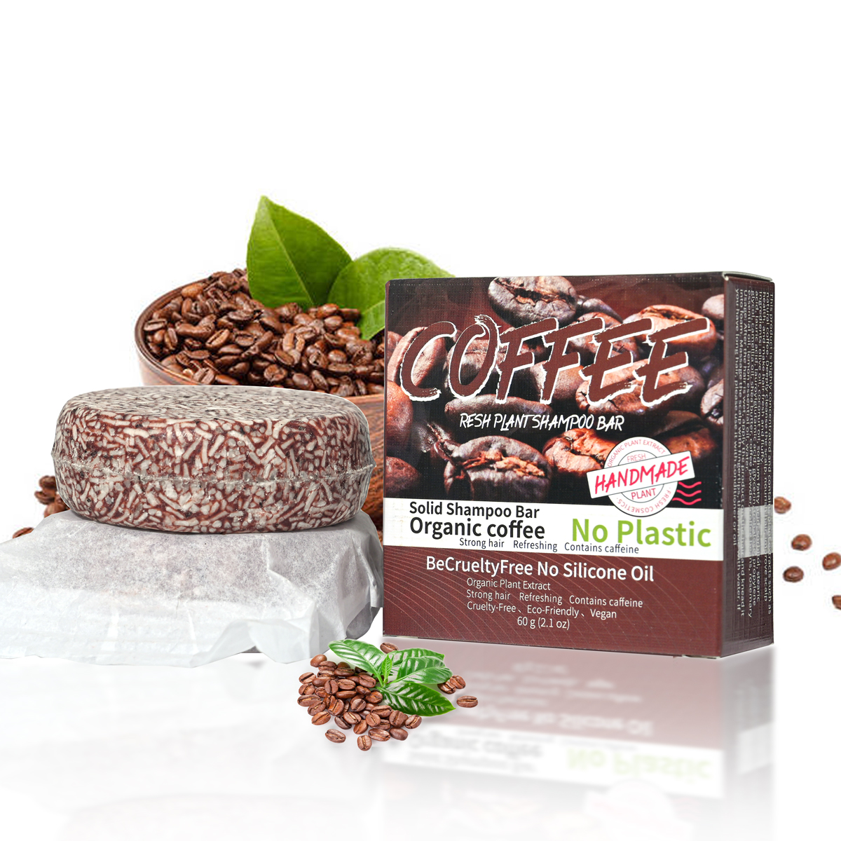 Coffee flavored shampoo, nouri - огляд і ціна Castor Oil Soap