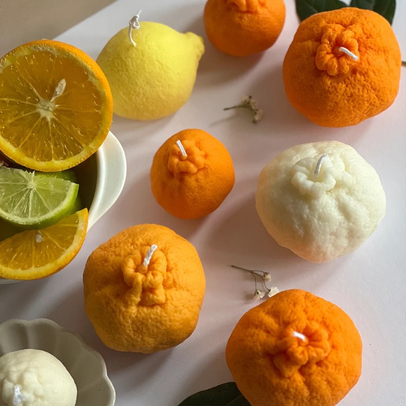 Orange Fruit Candle Mold DIY S - огляд і ціна Soap Making Additives