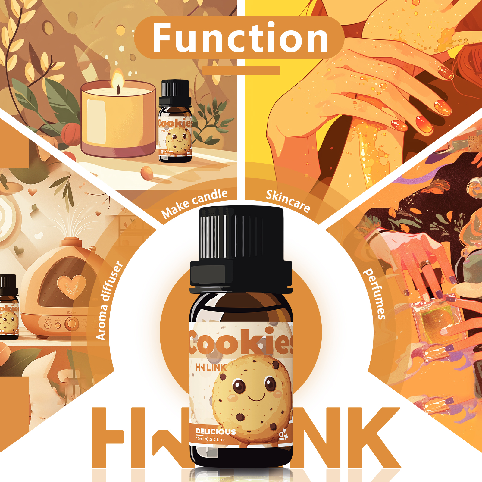 10ml Cookies Essential Oils Pe - огляд і ціна Soap Making Additives