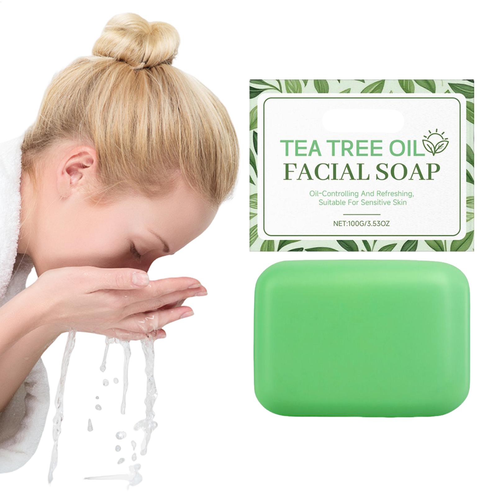 1pc Tea Tree Soap for Face Bod - огляд і ціна Castor Oil Soap