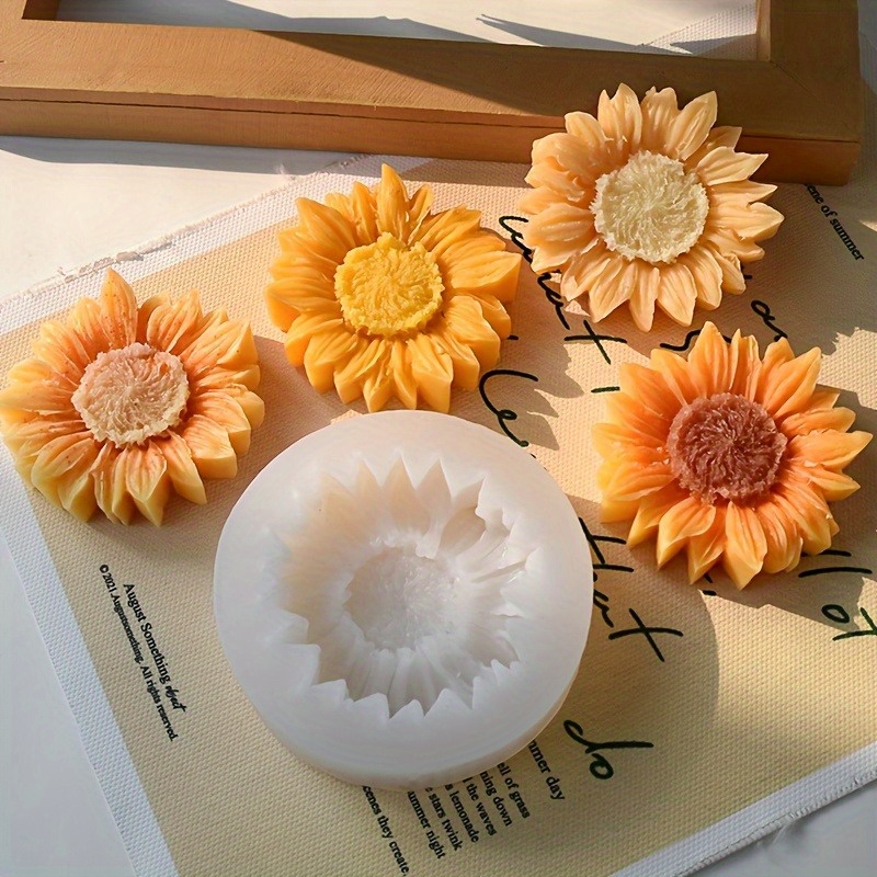 Vibrant 3D Sunflower Silicone  - огляд і ціна Soap Making Party