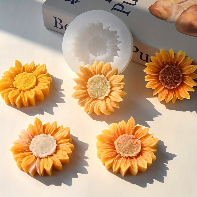Vibrant 3D Sunflower Silicone  - огляд і ціна Soap Making Party