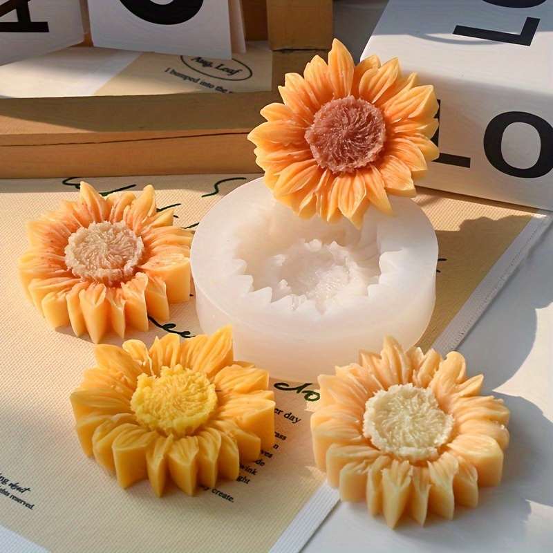 Vibrant 3D Sunflower Silicone  - огляд і ціна Soap Making Party