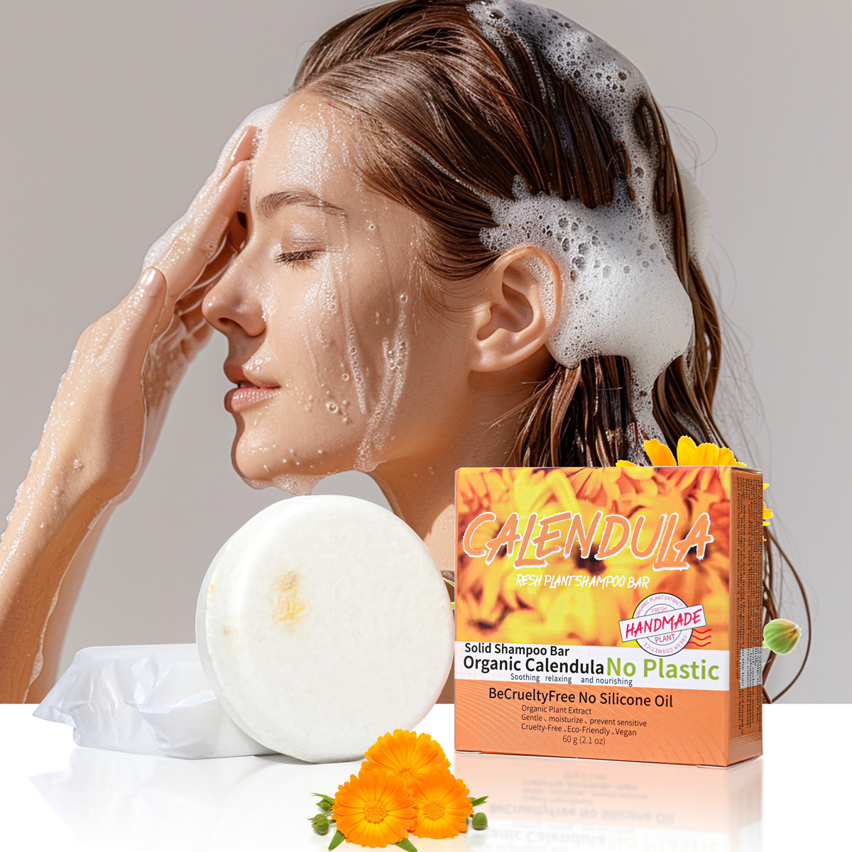 Calendula flower and plant ess - огляд і ціна Castor Oil Soap