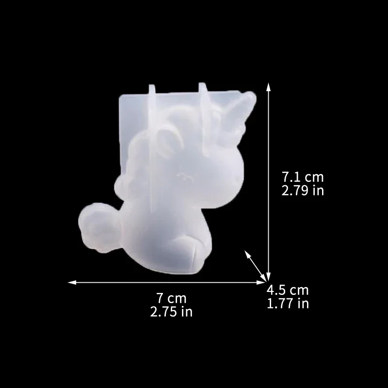 3D Geometric Silicone Unicorn  - огляд і ціна Soap Making Line