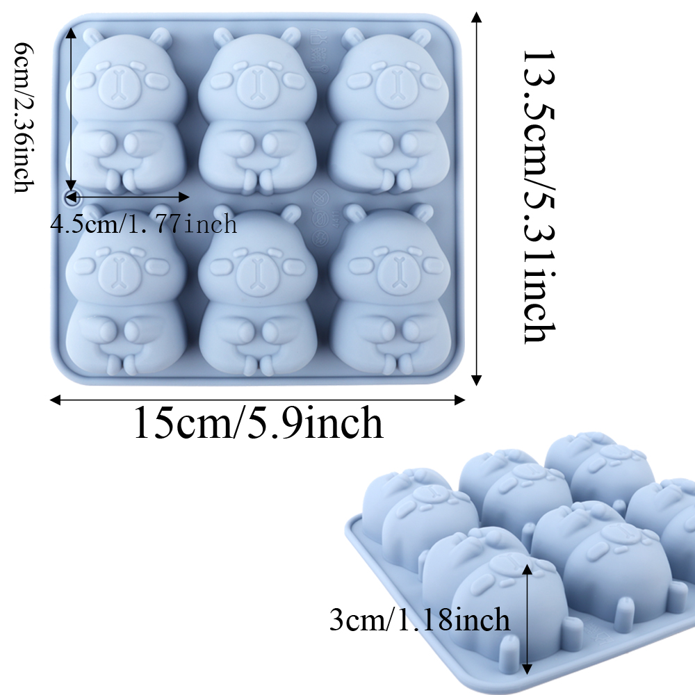 1 Silicone Cake Mold in the Sh - огляд і ціна Soap Making Party