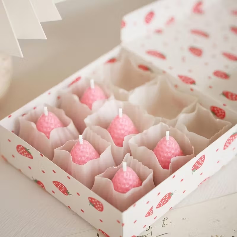 Strawberry Silicone Candle Mol - огляд і ціна Soap Making Party