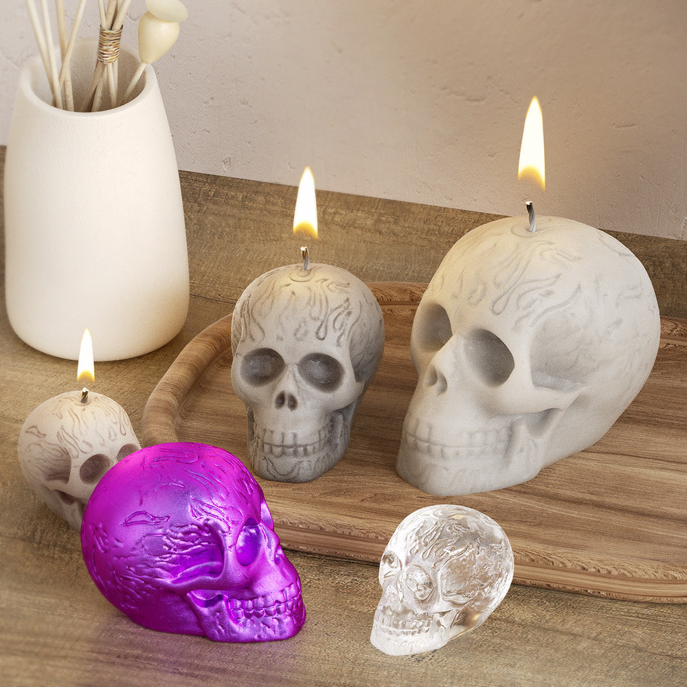 Multi Size Skull Head Silicone - огляд і ціна Soap Making Party