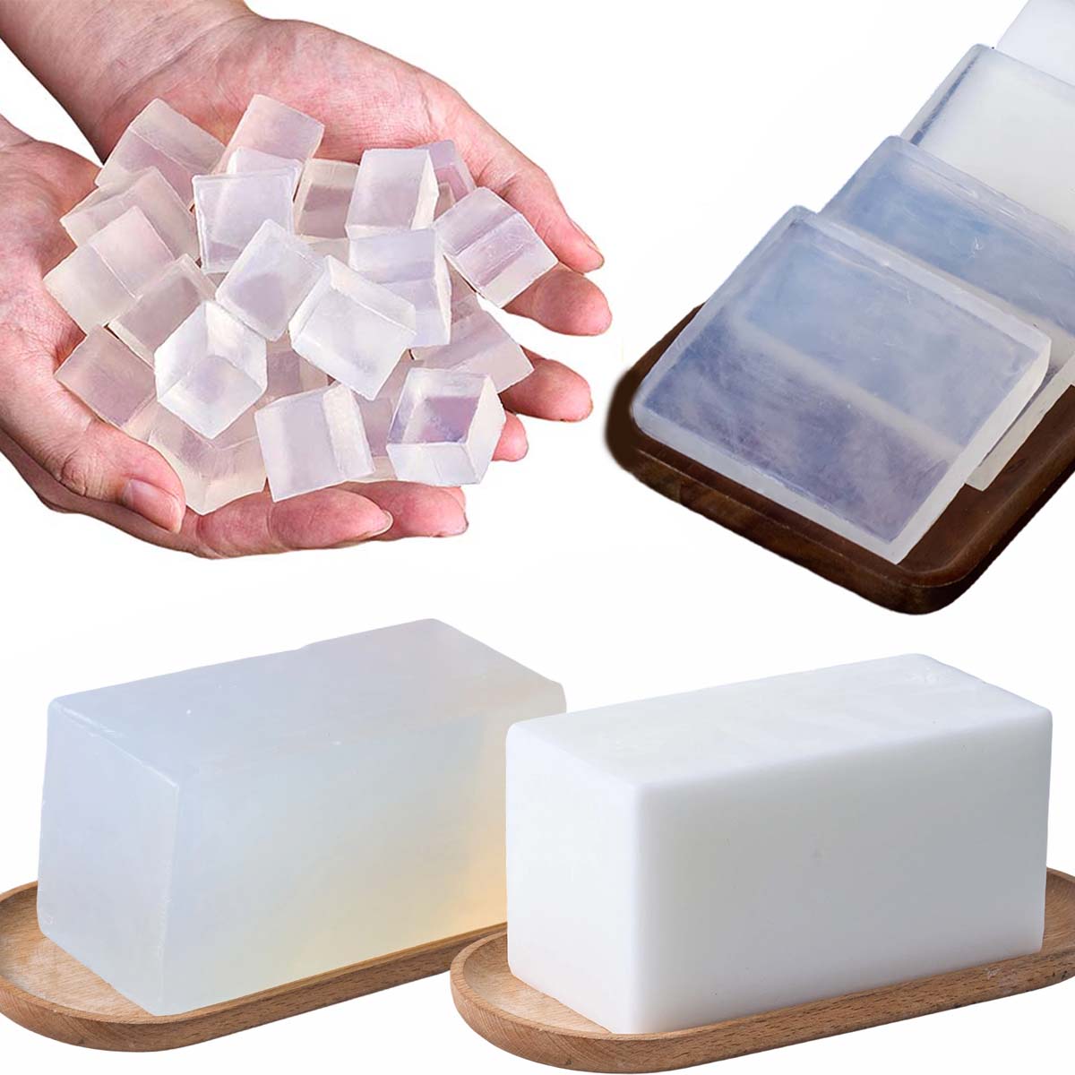 1000g Glycerin Soap Base DIY H - огляд і ціна Soap Making Glycerin Base