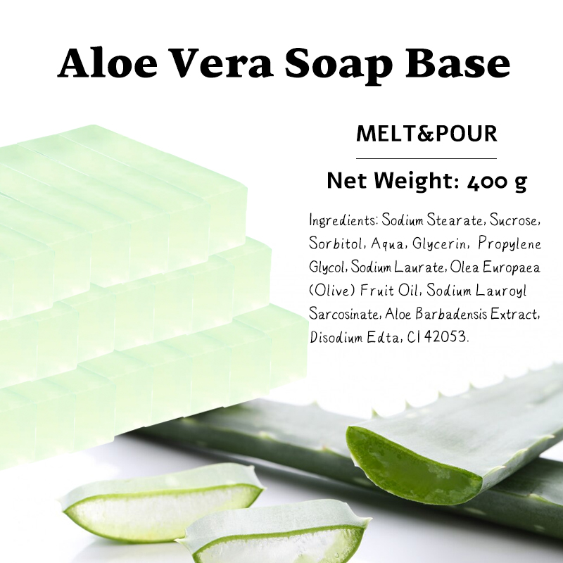 0.8 oz and 1.6 oz Aloe Vera Gl - огляд і ціна Soap Making Glycerin Base