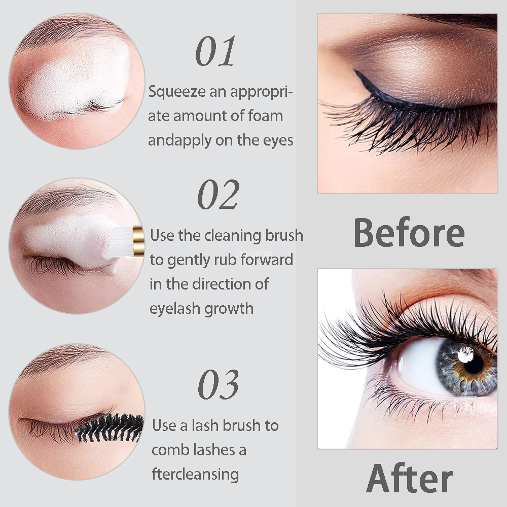 40Pcs/Set Grafting Eyelash Cle - огляд і ціна Soap Making Tools