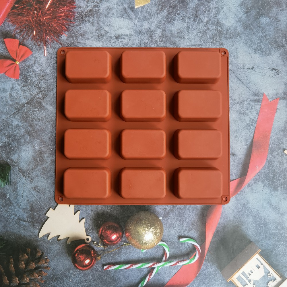 12 Cavity Square Silicone Soap - огляд і ціна Soap Making Line