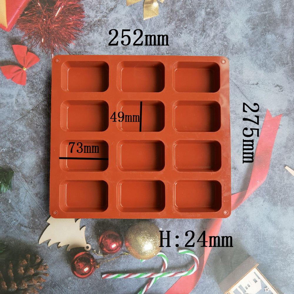 12 Cavity Square Silicone Soap - огляд і ціна Soap Making Line