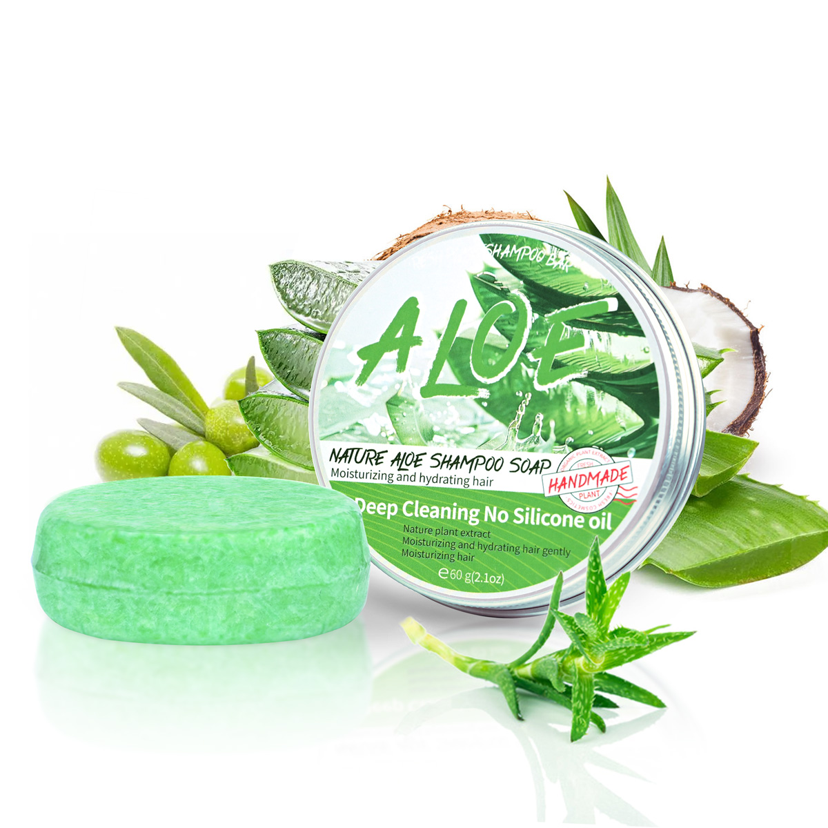 Organic Aloe Shampoo Bar Organ - огляд і ціна Soap Making Glycerin Base