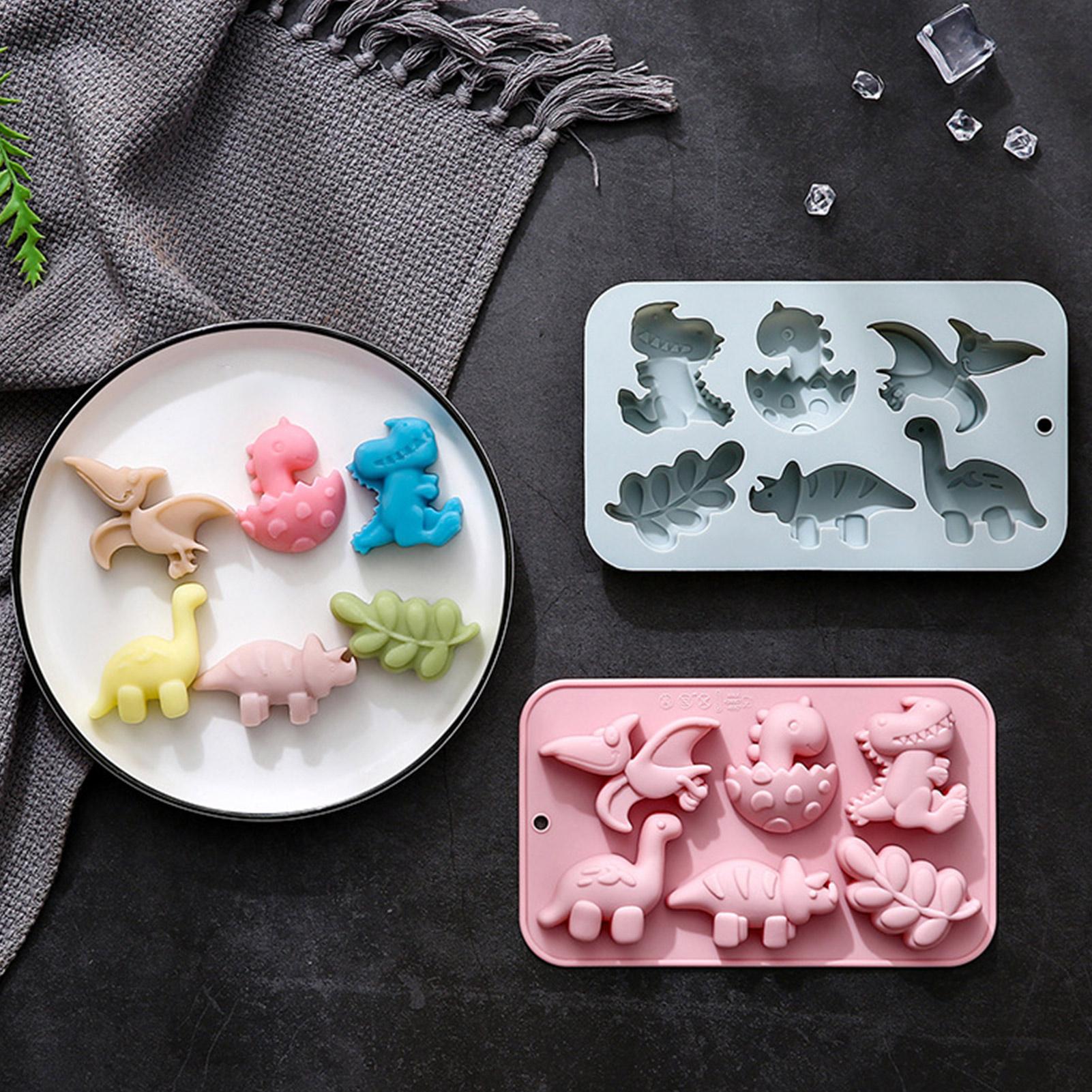 Silicone 6 Cavities Dinosaur J - огляд і ціна Soap Making Party