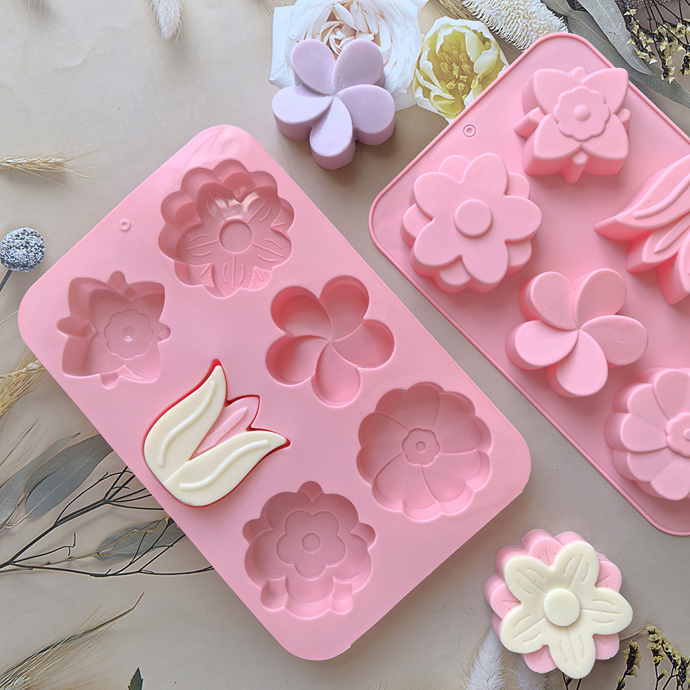kinds Flower Silicone Molds Di - огляд і ціна Soap Making Line