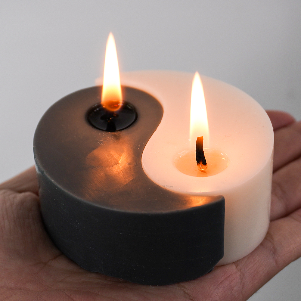 Yin Yang Silicone Candle Mold  - огляд і ціна Soap Making Additives