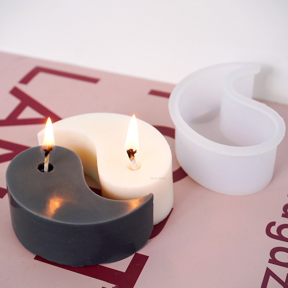 Yin Yang Silicone Candle Mold  - огляд і ціна Soap Making Additives