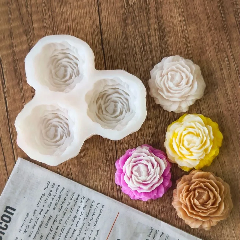 Peony Flower Candle Silicone M - огляд і ціна Soap Making Party