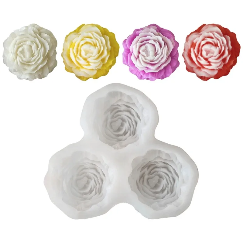 Peony Flower Candle Silicone M - огляд і ціна Soap Making Party